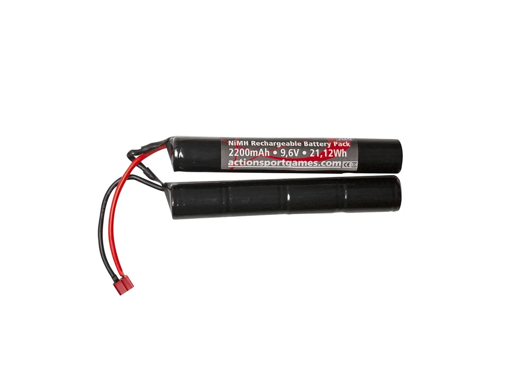 ASG Batteri – 9, 6V 2200mAh NiMH T-plug connector ASG Batteri – 9, 6V 2200mAh NiMH T-plug connector
