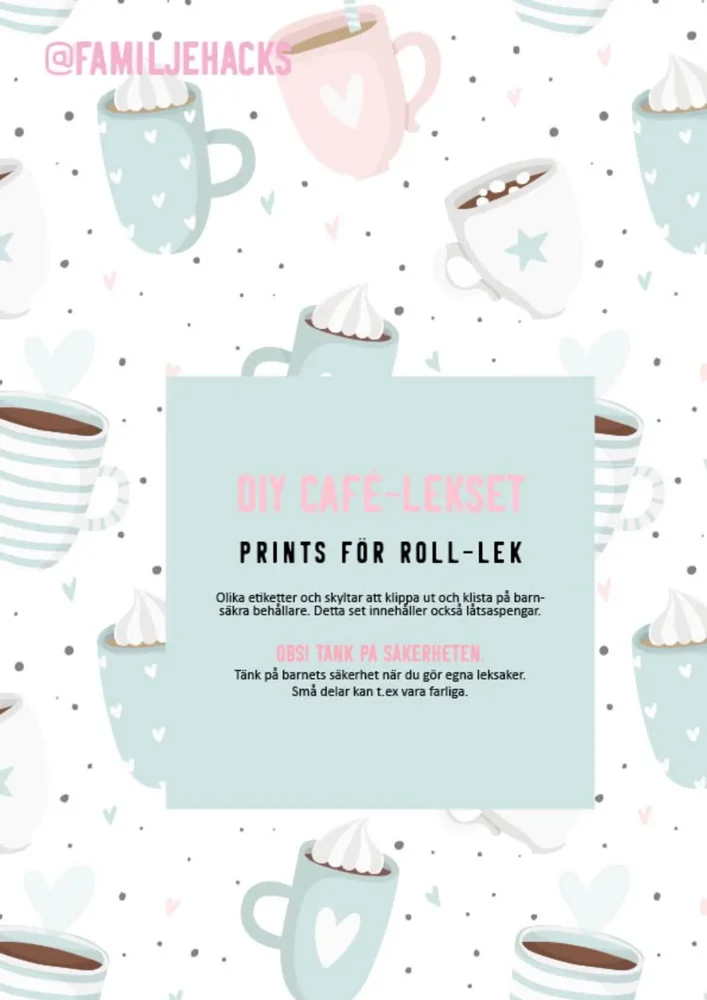 DIY lekset: Café DIY lekset: Café