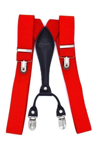 Eleganta röda hängslen - Bild 1