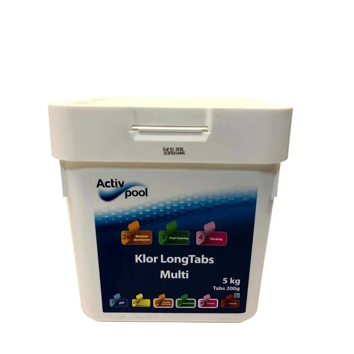 Activ Pool Klor LongTabs Multi 200G 5 kg Activ Pool Klor LongTabs Multi 200G 5 kg