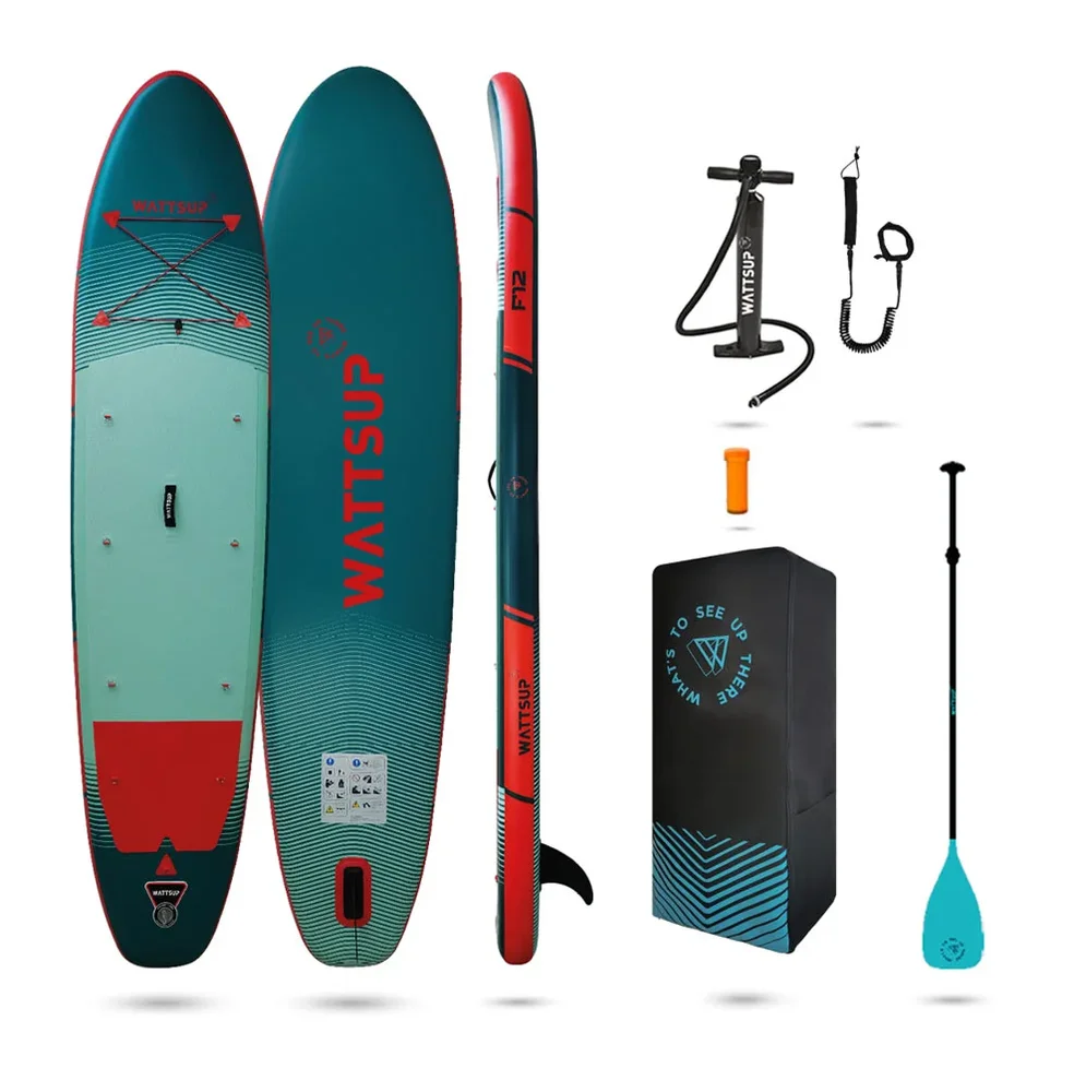 WattSUP F12 Uppblåsbar SUP 12' – Familje & Duo 366 cm - Bild 1