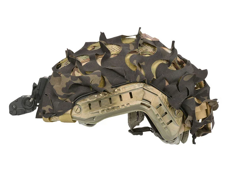 3D camouflage-hjelmovertræk til High-Cut hjelm, laser-cut – Multicam Black 3D camouflage-hjelmovertræk til High-Cut hjelm, laser-cut – Multicam Black