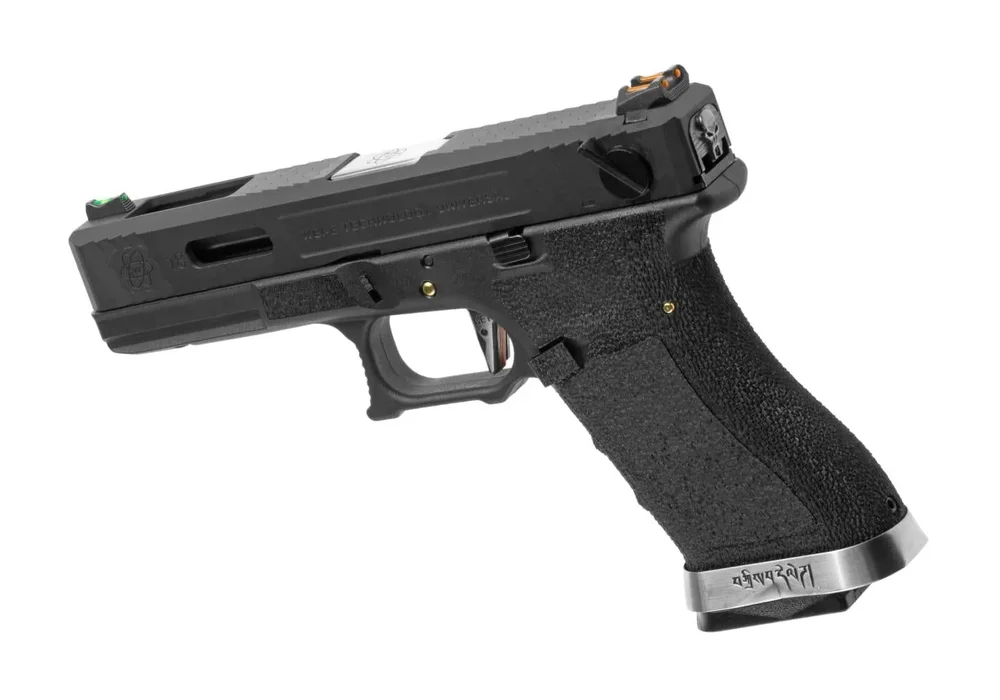 WE G-Force 18C BK Silver Barrel Metal Version GBB - Black - Bild 2