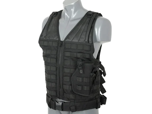 Letvægts taktisk vest med MOLLE - Bild 3