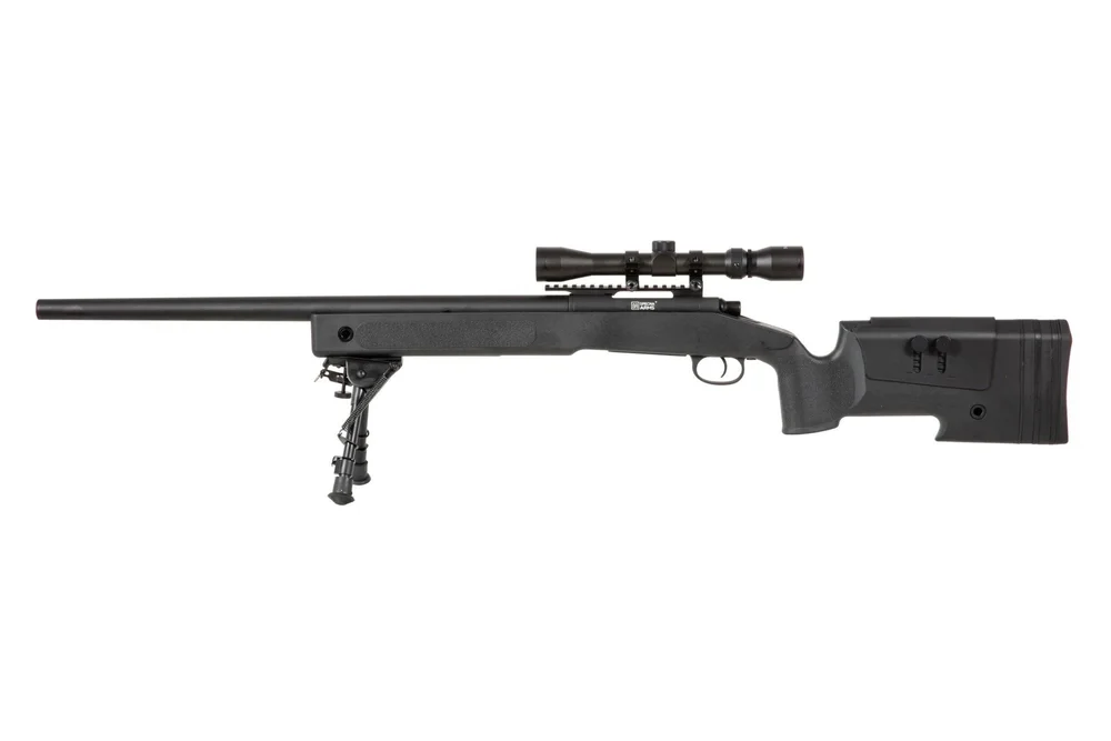 SA-S02 CORE™ Sniper Rifle med Scope og Bipod - Black - Bild 1