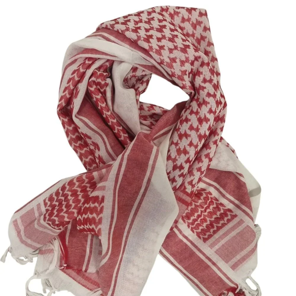 Palestinasjal Keffiyeh - Röd och vit - scarf - Bild 3