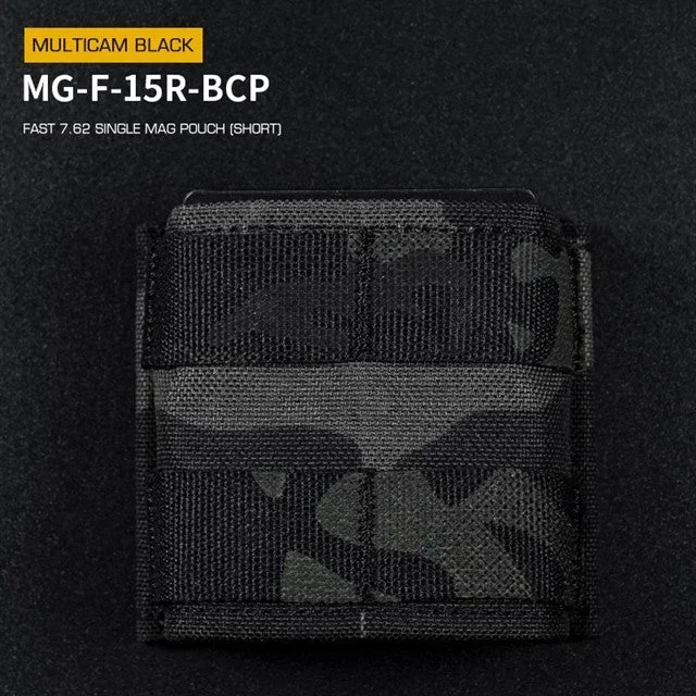 Fast Type Single 7.62 Magasin Pouch (Short) Sort Multicam Fast Type Single 7.62 Magasin Pouch (Short) Sort Multicam