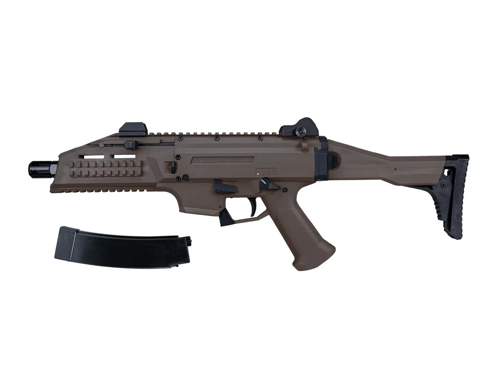 CZ Scorpion EVO 3 A1, AEG, M85, FDE - Bild 3