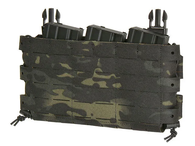 Buckle Up COMPACT panel – indsats til 3 magasiner, MOLLE laser-cut – Multicam Black - Bild 3