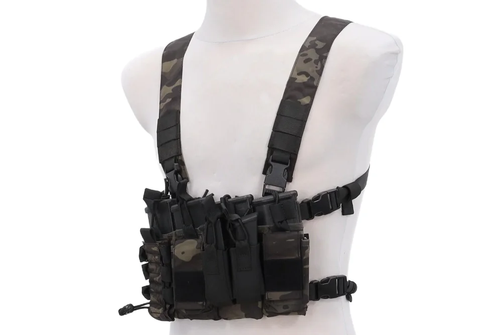 Specna Arms Tactical Adaptive Chest Rig Vest MC Black - Bild 1