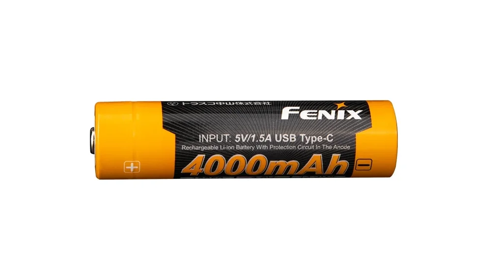 FENIX 18650 Genopladeligt Batteri 4000mAh Li-ion USB-C - Bild 2