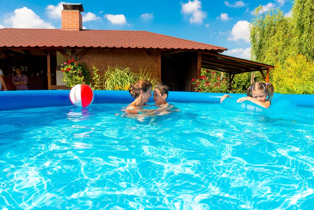 MINI POOL set - 3.66m x 91cm med patron filter pump 12V - 2,2m3 - Bild 3