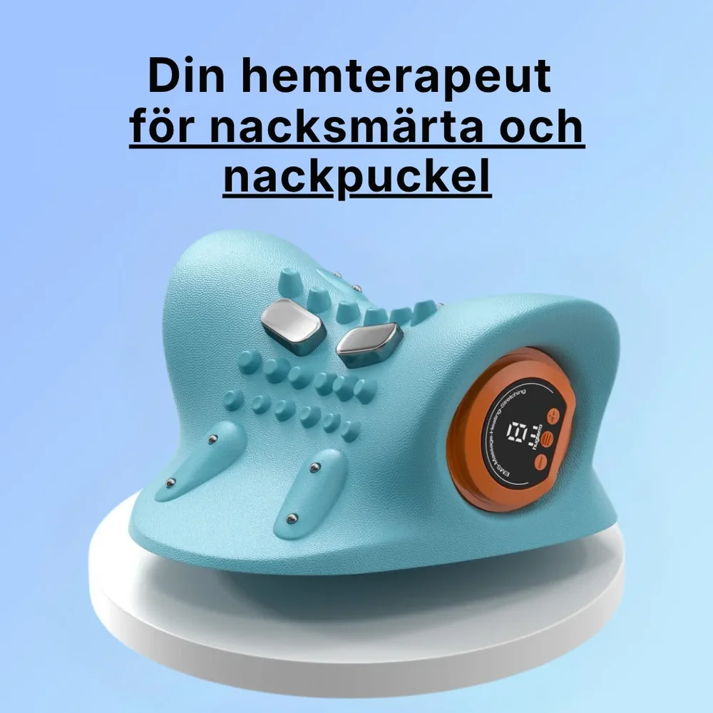 CervikalStöd® | Professionell nack- och hållningsenhet med EMS, värme, massage och dekompression - Bild 1