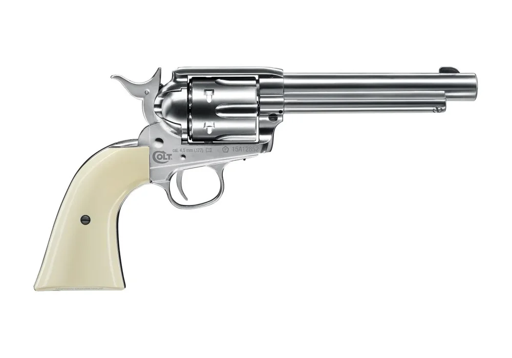 Colt SAA .45 Peacemaker 5.5” CO2 Pellet 3J - Nickel - Bild 3