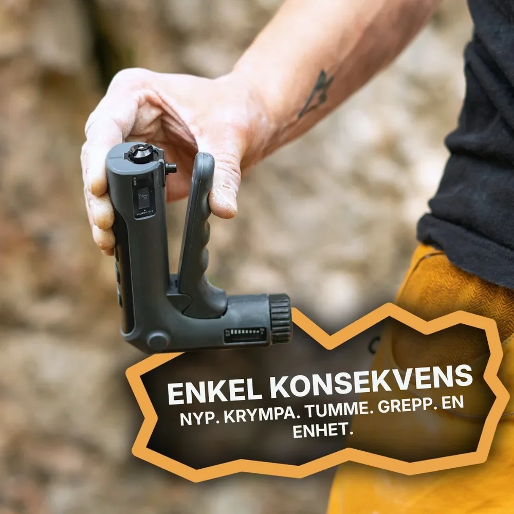 GreppMax® | Professionell fingertränare för klättrare – justerbart greppverktyg för starkare fingrar och underarmar - Bild 3