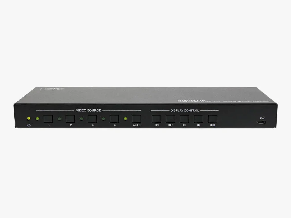 18G HDMI 2.0 4x1 Presentation Switcher – Tight AV SW-H411A - Bild 2