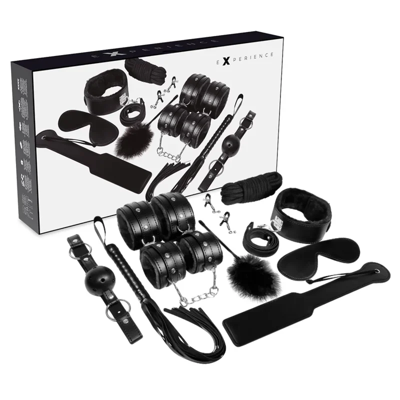 BDSM FETISCHSET SVART - Bild 3