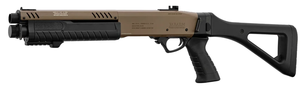 FABARM STF12 Initial gasdrevet pumpgun-replika – Tan - Bild 2