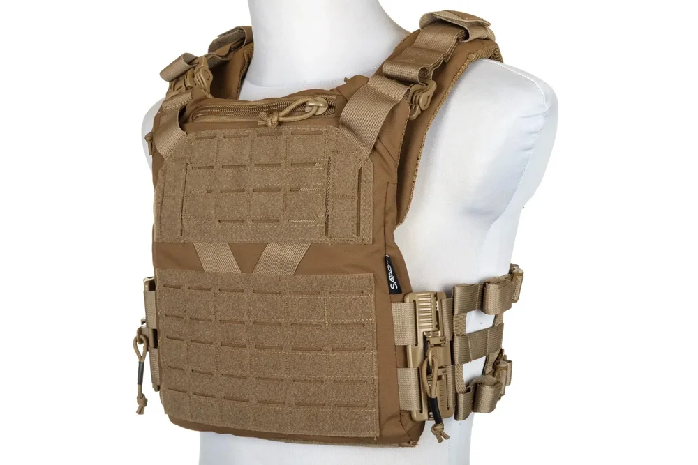 Specna Arms Tactical QR IV Tan Plate Carrier Vest Specna Arms Tactical QR IV Tan Plate Carrier Vest