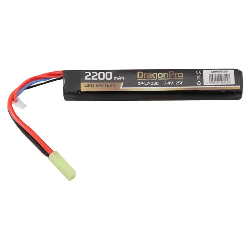 7.4V 2200mAh 25C LiPO 127x21x24mm 7.4V 2200mAh 25C LiPO 127x21x24mm