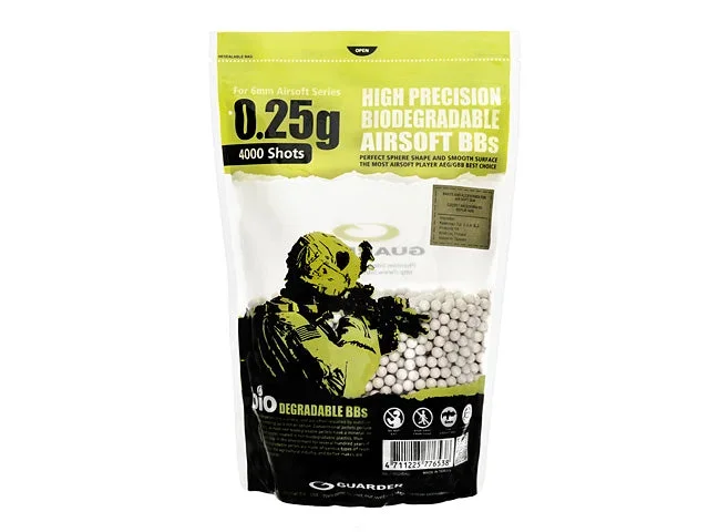 Højpræcisions BIO BB-kugler 0,25 g – 4000 stk. i pose Højpræcisions BIO BB-kugler 0,25 g – 4000 stk. i pose