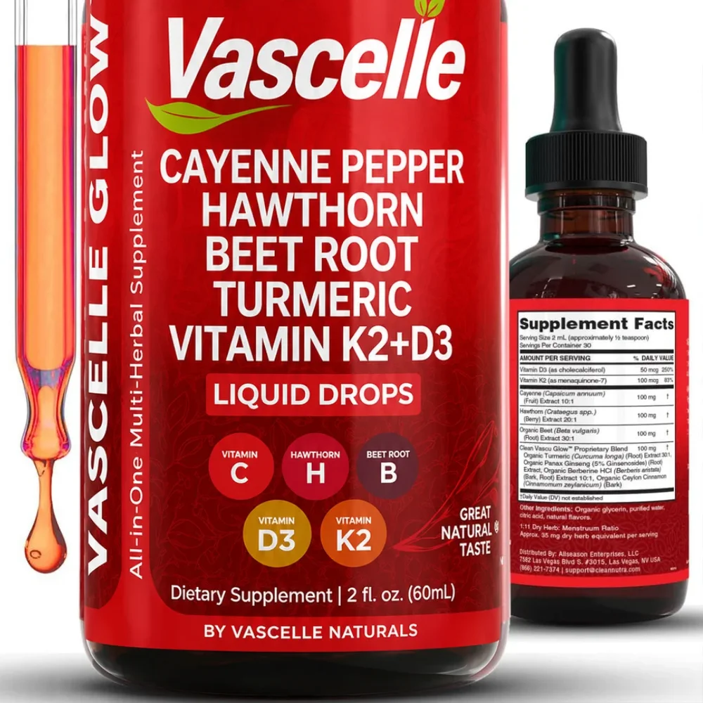 Vascelle® | Droppar som främjar blodflöde, cirkulation och hjärthälsa - Bild 1