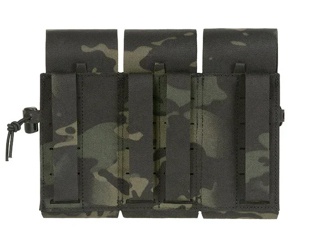 Triple lomme til 6 AR15-magasiner, laser-cut – Multicam Black - Bild 2