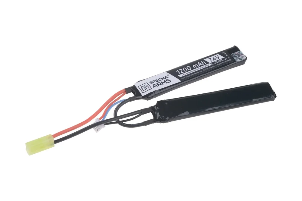 LiPo 7,4V 1200mAh 15/30C Battery – Butterfly Configuration LiPo 7,4V 1200mAh 15/30C Battery – Butterfly Configuration