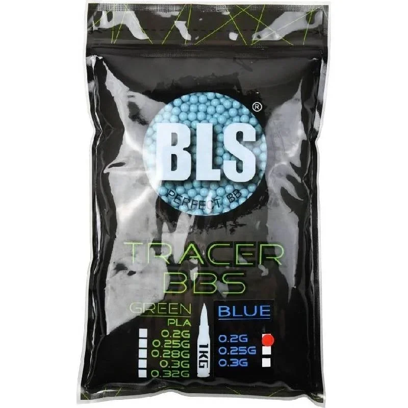 BLS TRACER Airsoft Pellets 0.20g, 5000 BBs (Bag) BLS TRACER Airsoft Pellets 0.20g, 5000 BBs (Bag)