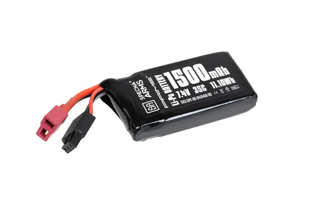 Li-Po battery Specna Arms x Gens Ace 1500 mAh 35C PEQ 7.4V T-Deans G-Tech - Bild 2