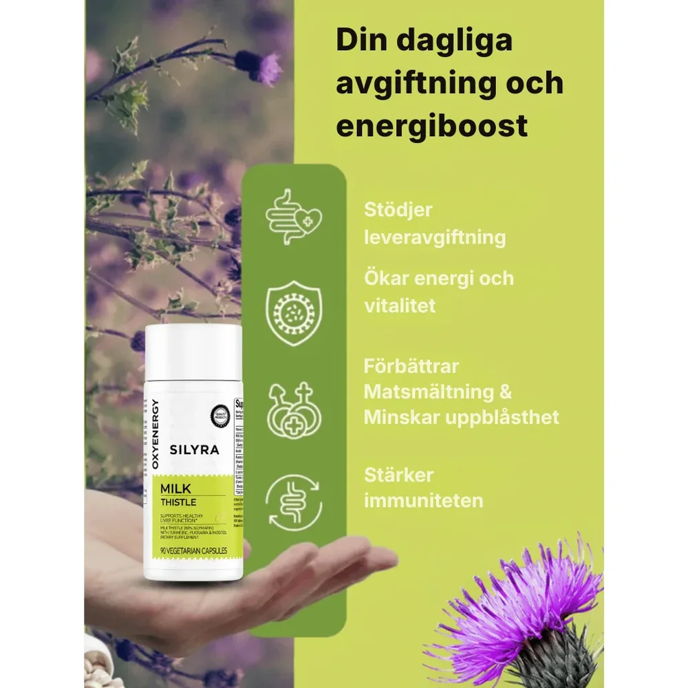 Silyra® | Avancerat leverstöd med mariatistel - Bild 2
