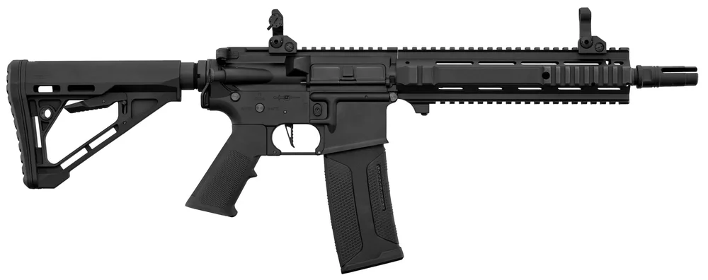 Lancer Tactical L119A2 GEN4 AEG-replika i helmetal – sort - Bild 3