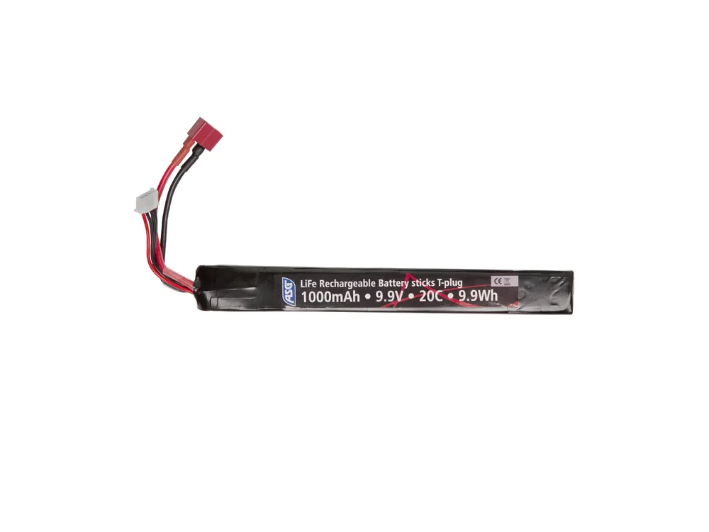 Batteri 9.9V 1000mAh 20C Life t-Stik Batteri 9.9V 1000mAh 20C Life t-Stik