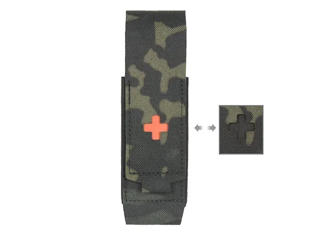 Universel tourniquetlomme type A, laser-cut – Multicam Black - Bild 3