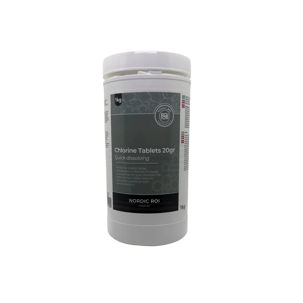 Spakemi Nordic ROI Spa Chlorine 20g tablets snabblösliga 1KG - Bild 2