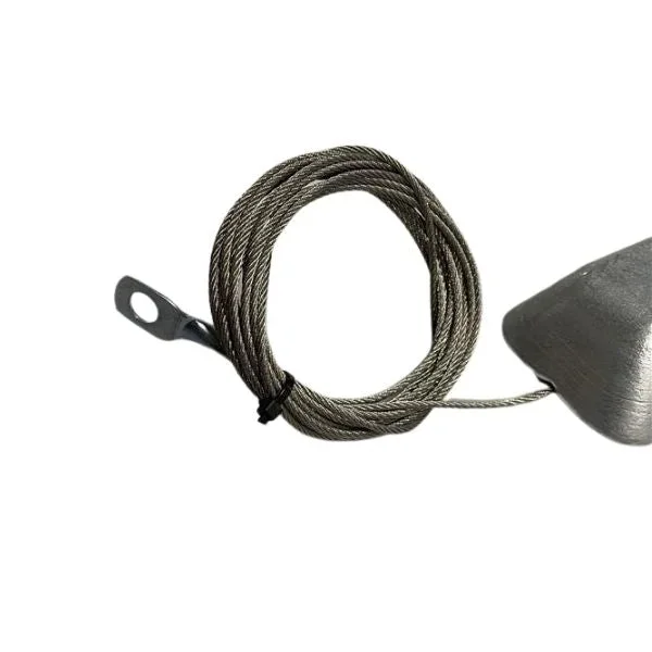 Zinkanod 2.4kg/5.29lb, 3m (2mm) wire, 316L, RFender3 - Bild 2