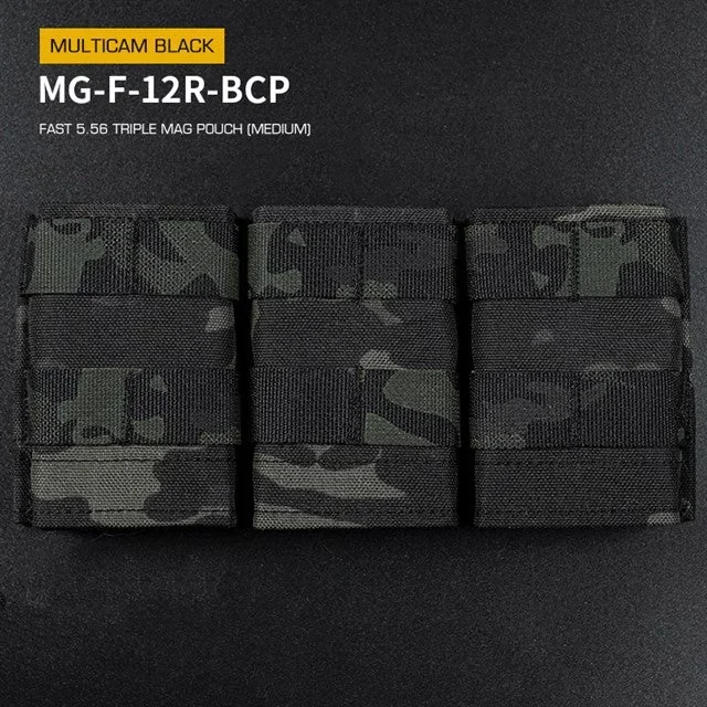 FAST Type Triple 5.56 Magasin pouch (Medium) Sort Multicam FAST Type Triple 5.56 Magasin pouch (Medium) Sort Multicam