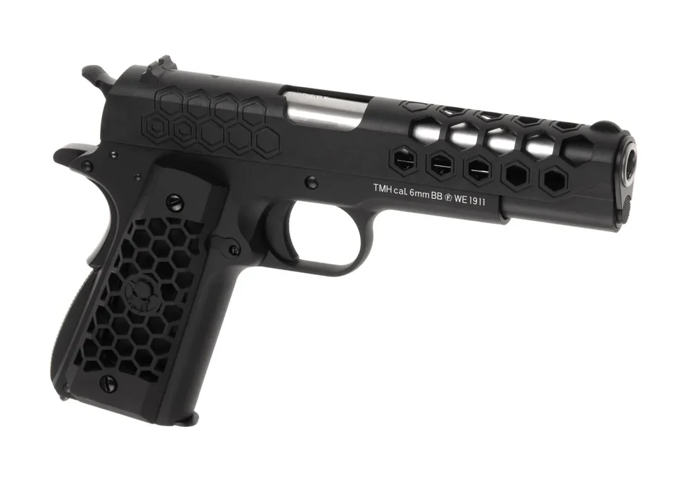 WE M1911 Hex Cut Full Metal GBB – Silver WE M1911 Hex Cut Full Metal GBB – Silver