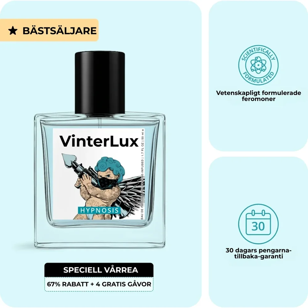 VinterLux® | Få folk att vända sig om och väck hennes begär med två sprayningar av Hypnosis Cologne - Bild 1