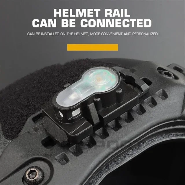 WST ARC Helmet Rail Position Light (Red LED) - Bild 2