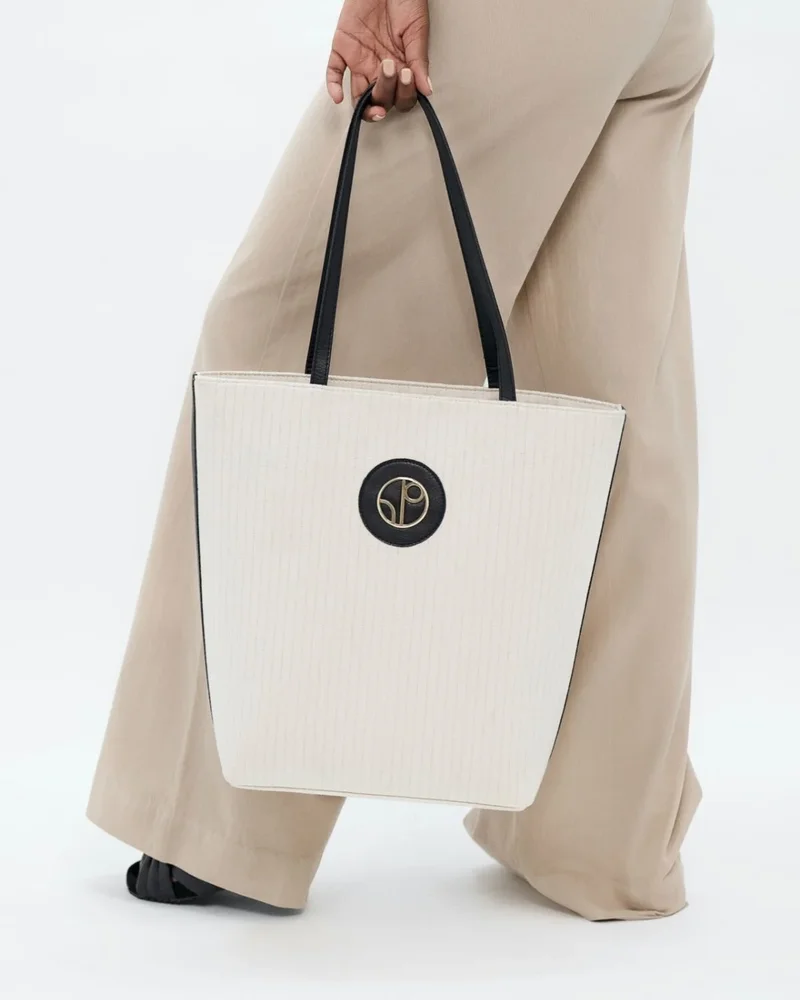 Monte Carlo Vitt Tote Bag - Bild 2