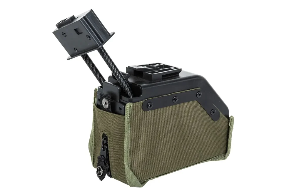 Magazine box 1500 BBs Specna Arms for replicas SA-249 Olive Magazine box 1500 BBs Specna Arms for replicas SA-249 Olive