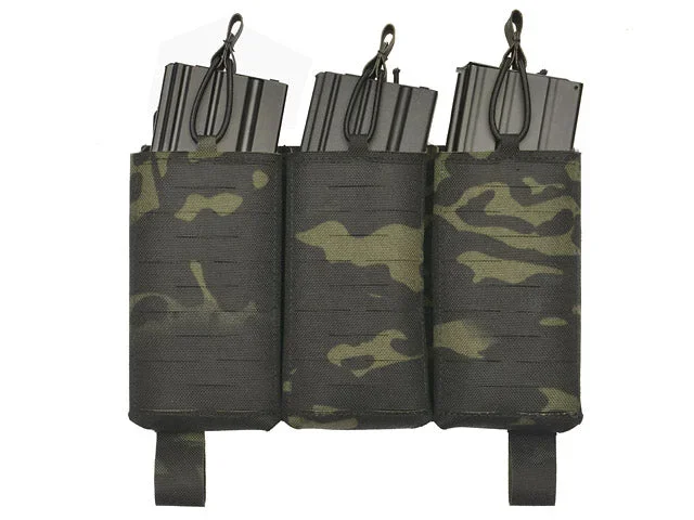 Buckle Up laser-cut panel til 3 AR15/AK-magasiner – Multicam Black