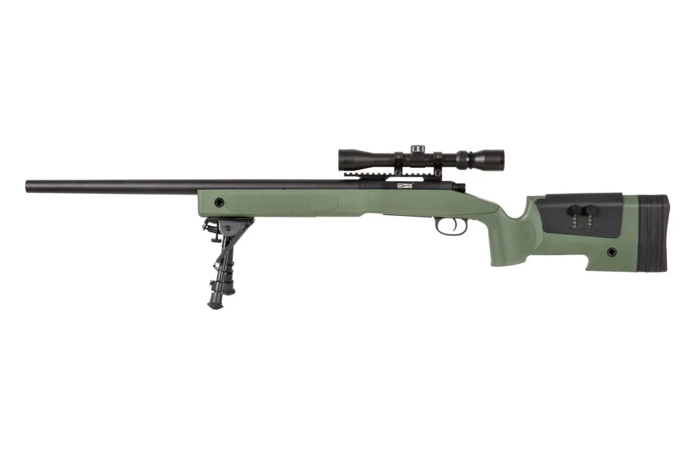 SA-S02 CORE™ Sniper Rifle med Scope og Bipod - Olive Drab