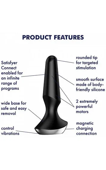 Satisfyer Plug-ilicious 2 – Appstyrd analvibrator i silikon, stilren design för njutning - Bild 2