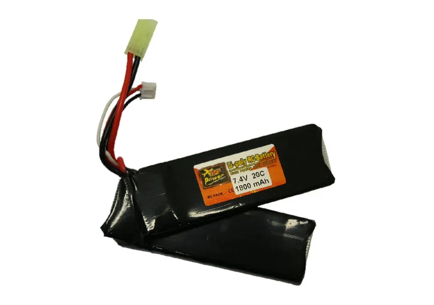 X-Cell LiPo Batteri 7,4V 1800mAh 30C – Dual Block, Lille Tamiya X-Cell LiPo Batteri 7,4V 1800mAh 30C – Dual Block, Lille Tamiya