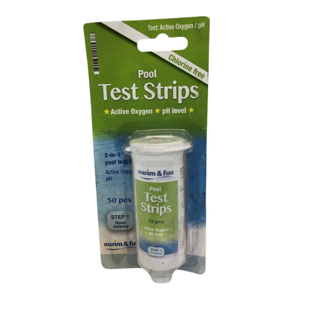 Teststickor Aktiv syre pH 50 st Swim & Fun