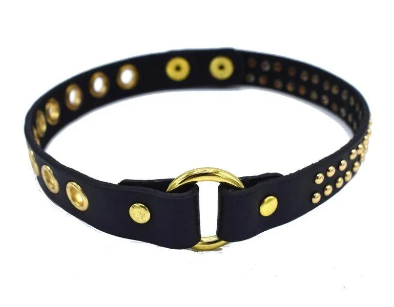 Nithalsband runda nitar med ring - Bild 1