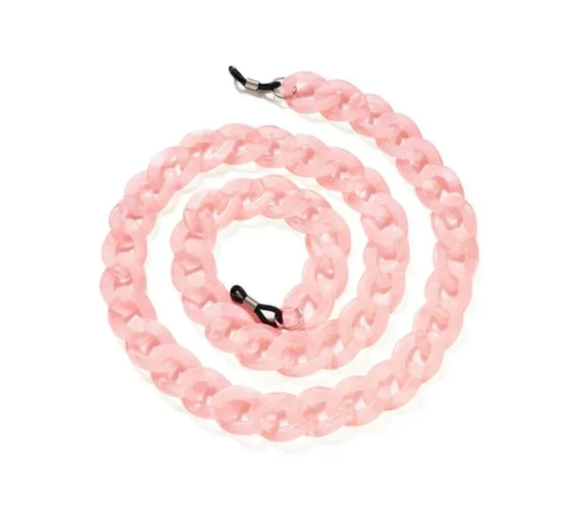 Exklusivt Senilsnöre /glasögonsnore Glasögon Kedja Pink - Bild 3