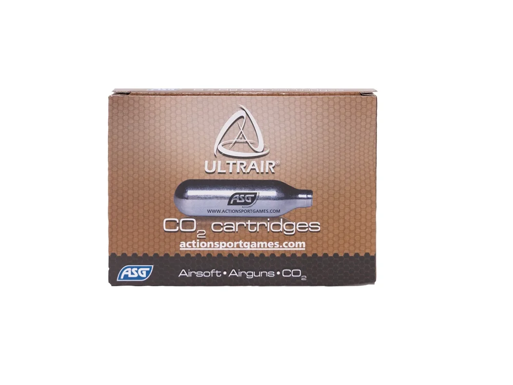 ULTRAIR 8 g Co2 patron, 5 stk ULTRAIR 8 g Co2 patron, 5 stk